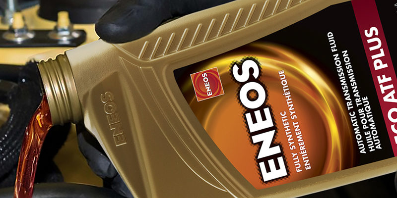 ENEOS Oil Pouring Into Engine