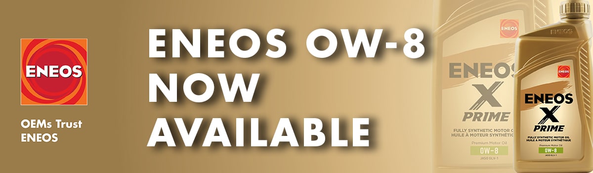 ENEOS 0W-8 Now Available