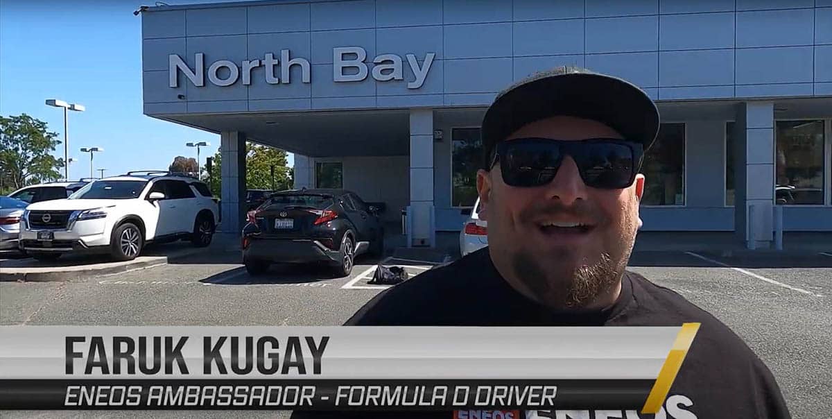 Faruk Kugay ENEOS Ambassador - Formula DRIFT driver at North Bay Nissan