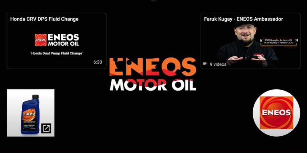 nissan cvt transmission fluid change with eneos video screencapture