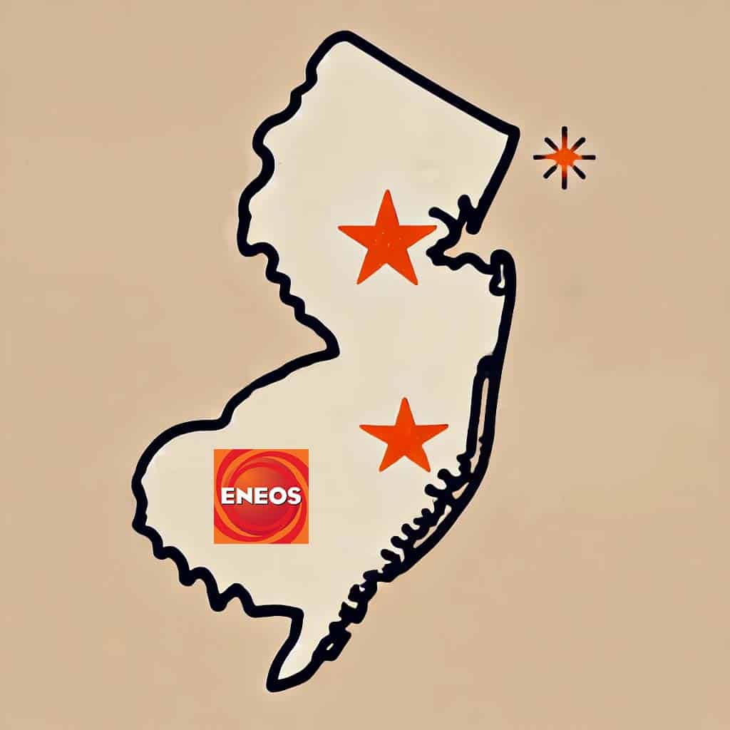 ENEOS On The Road New Jersey Map